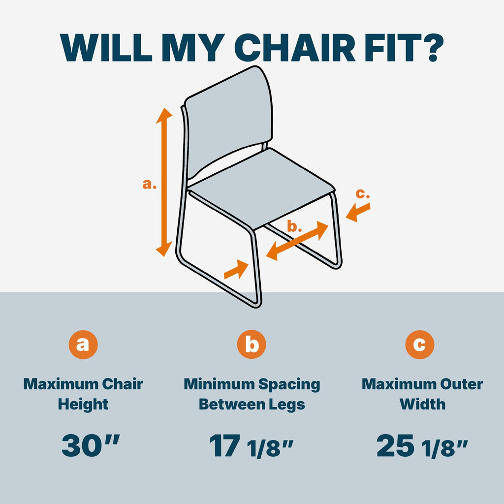 Heavy Duty Steel Stack Chair Dolly with Swivel Casters Y421