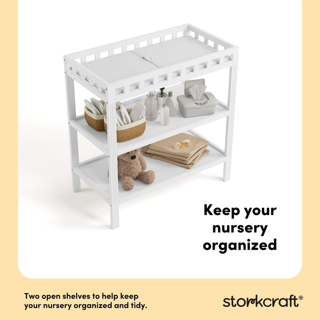 White Changing Table X8629