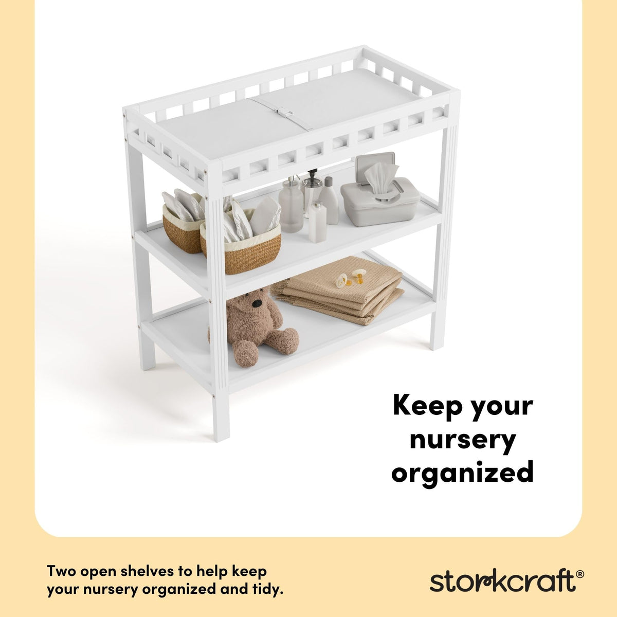 White Changing Table X8629
