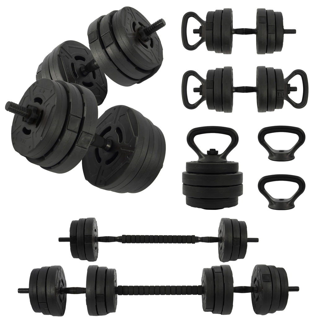 Adjustable Dumbbell Set 60 Lbs Black X887926