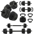 Adjustable Dumbbell Set 60 Lbs Black X887926