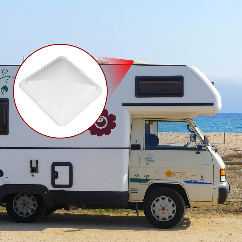 2 Pack 14 Inch White RV Vent Covers J38325
