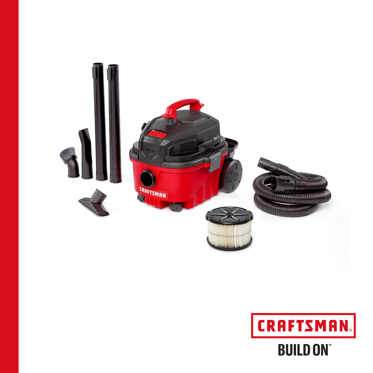 4 Gallon 5.0 Peak HP Wet Dry Shop Vacuum T289938