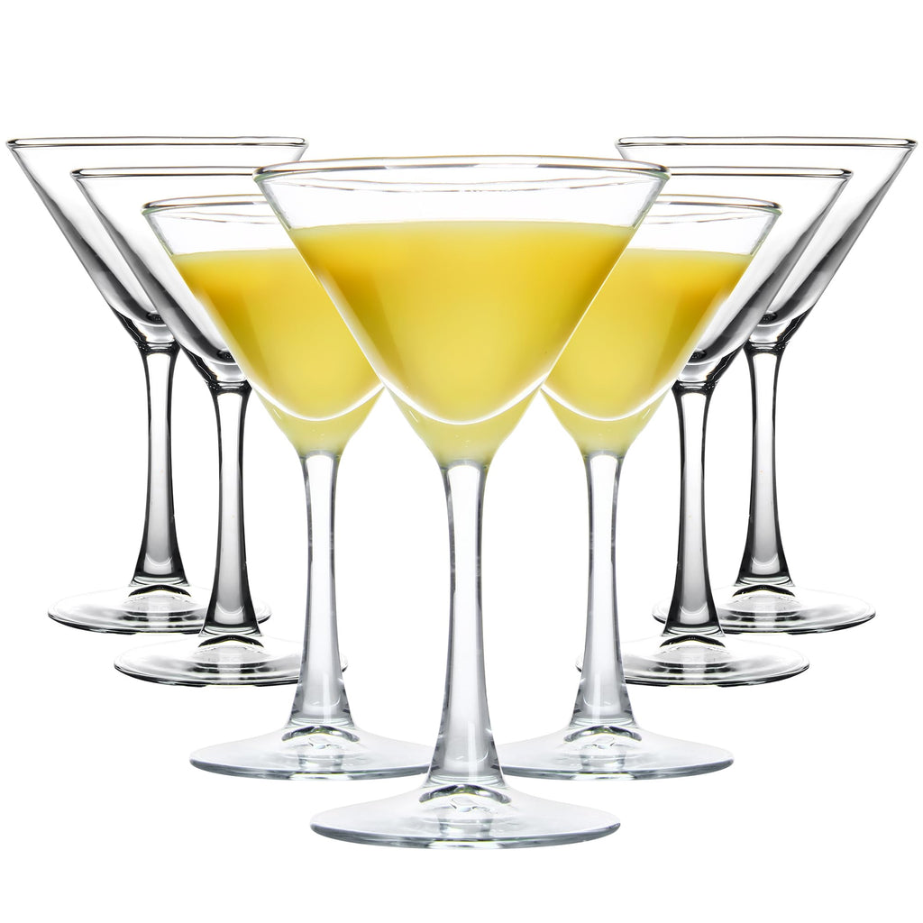 Clear Cocktail Glasses Set of 7, 6 Ounce K3879