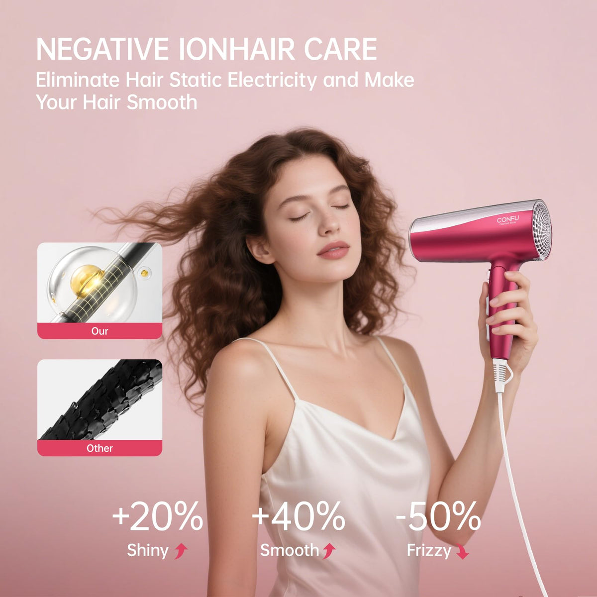 1875W Ceramic Tourmaline Hair Dryer X6349