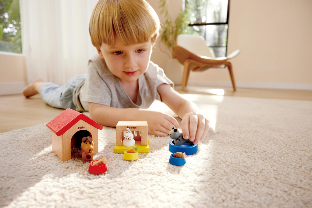 Wooden Dollhouse Animal Set G62704