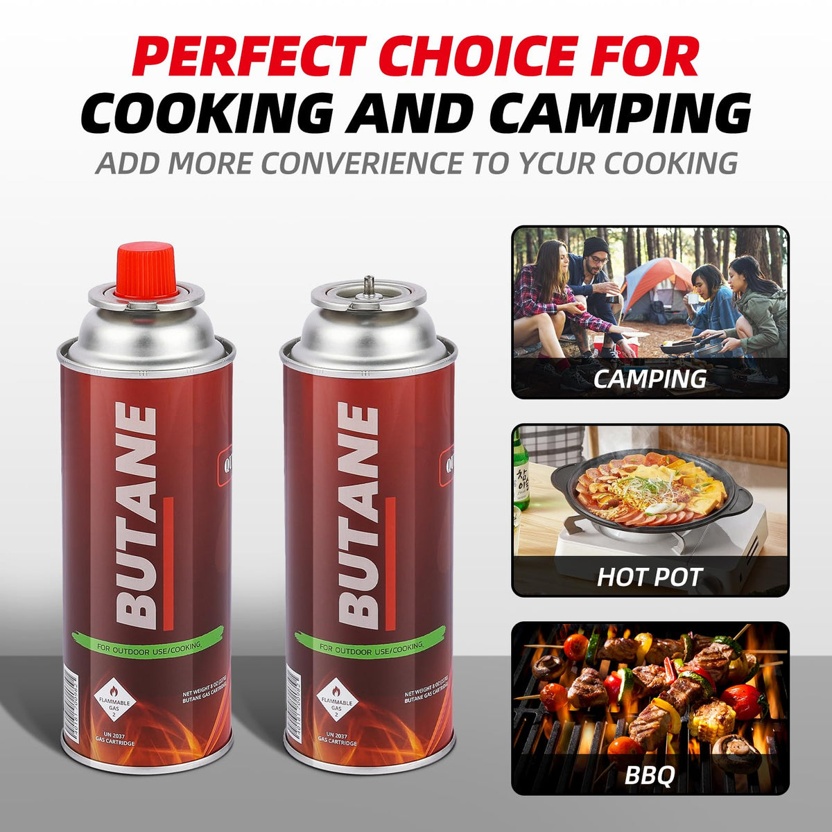 8 oz Butane Fuel Canisters U273