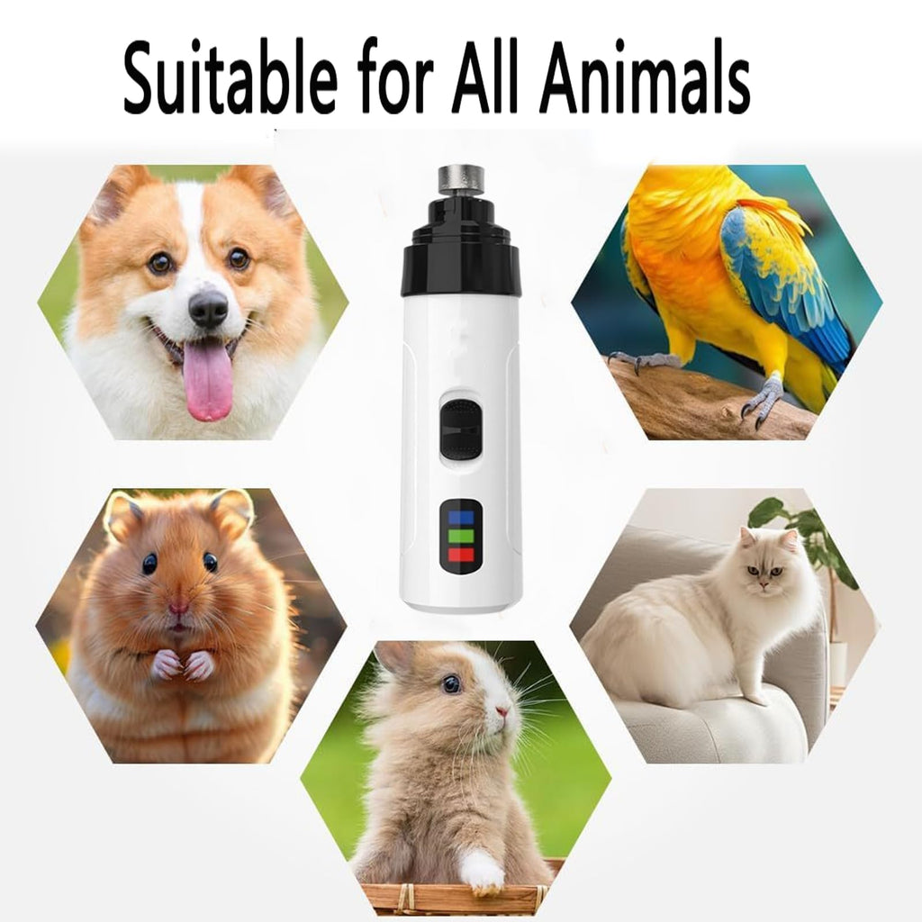 Cortador De Uñas Sin Estrés USB Rechargeable Automatic Pet Nail Trimmer Z64969