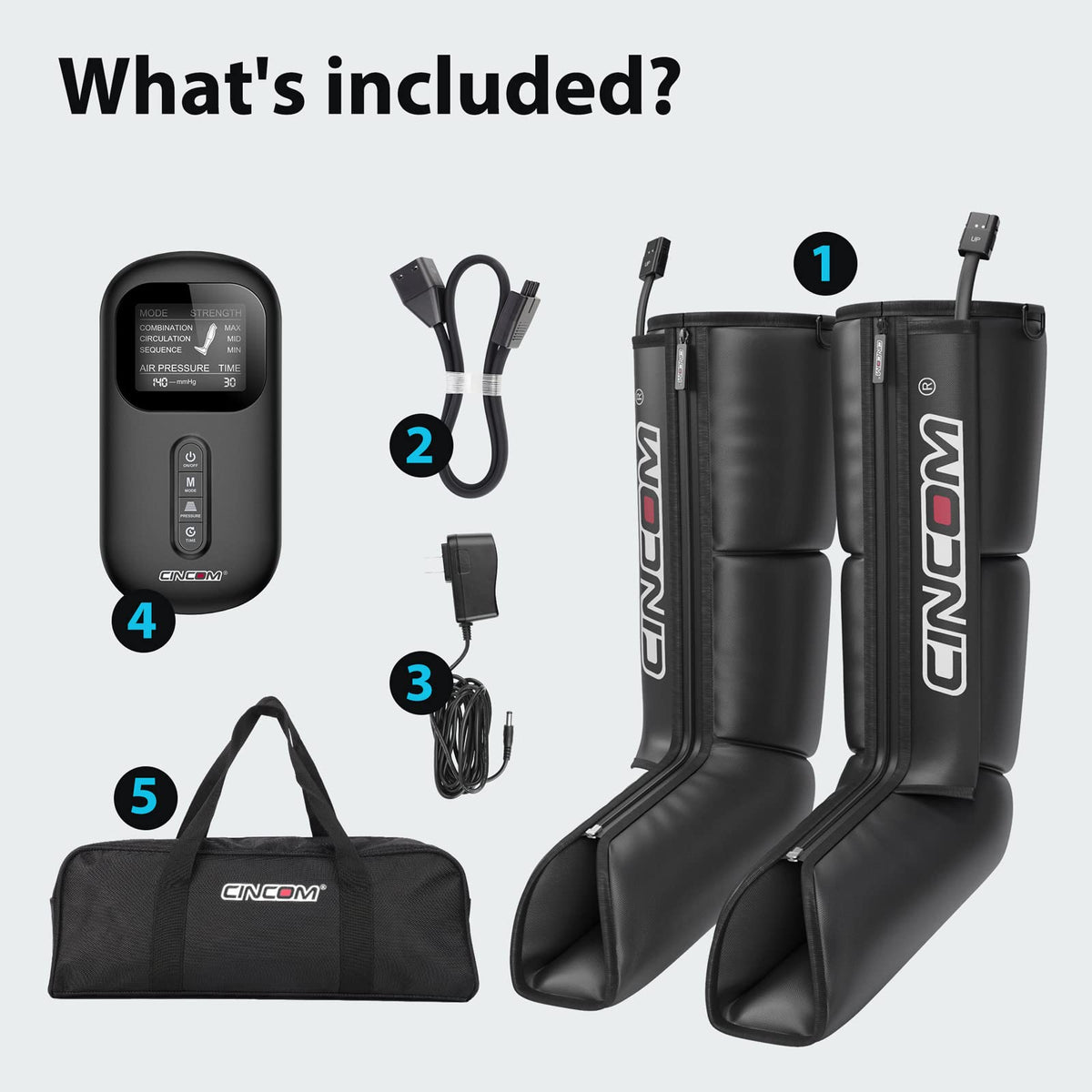 Air Compression Leg and Foot Massager Boots I7138