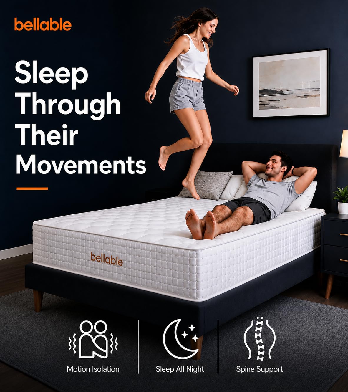14 Inch Hybrid Full Mattress with Cooling Gel Memory Foam Y547