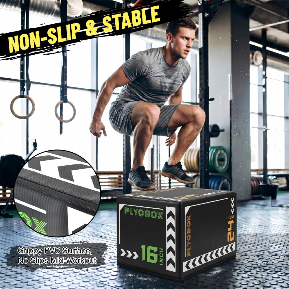 3-in-1 Adjustable Foam Plyo Box P34819