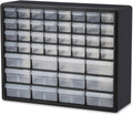 44 Drawer Black Plastic Storage Cabinet H4870