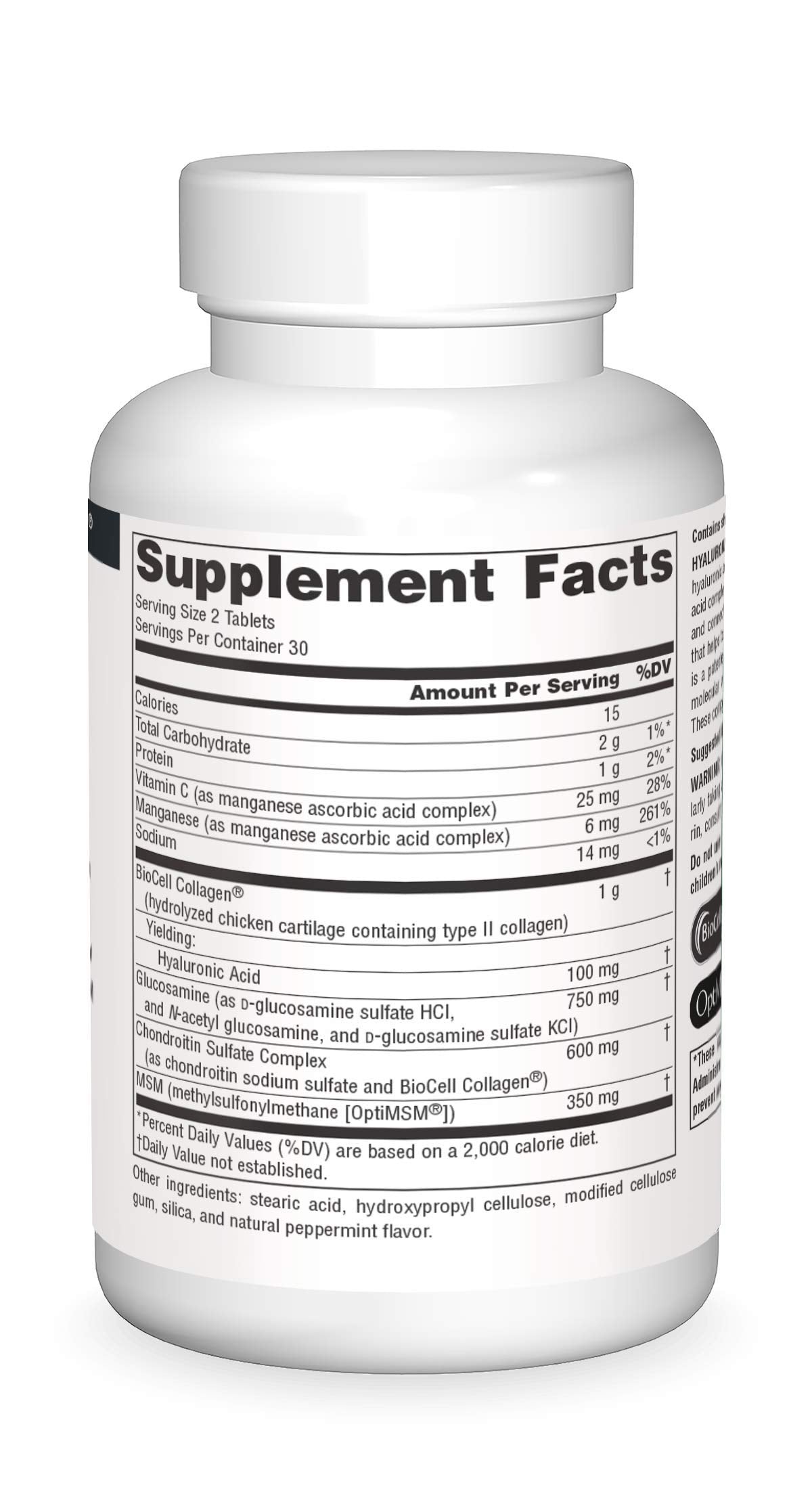 Hyaluronic Joint Complex 60 Tablets W1162