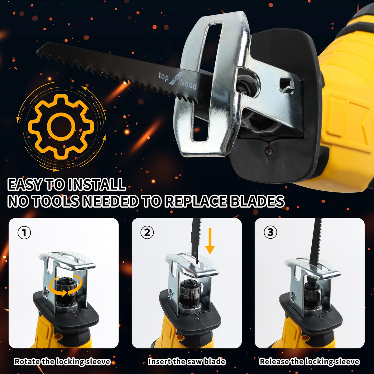 Cordless Reciprocating Saw H62962