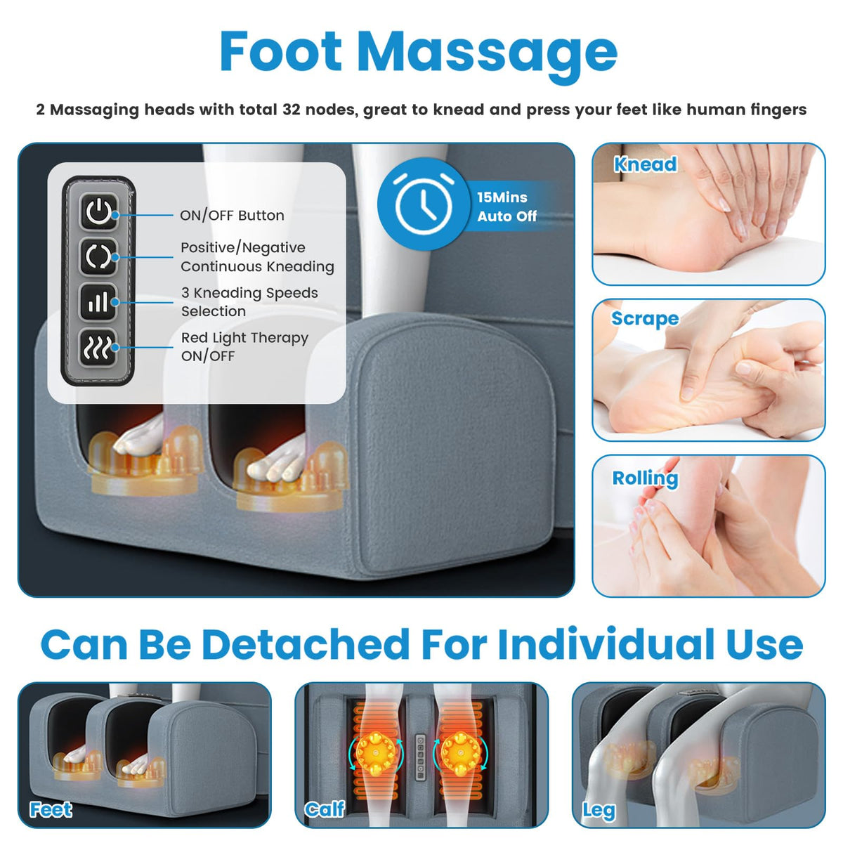 Full Body Massage Mat with Heat D6578