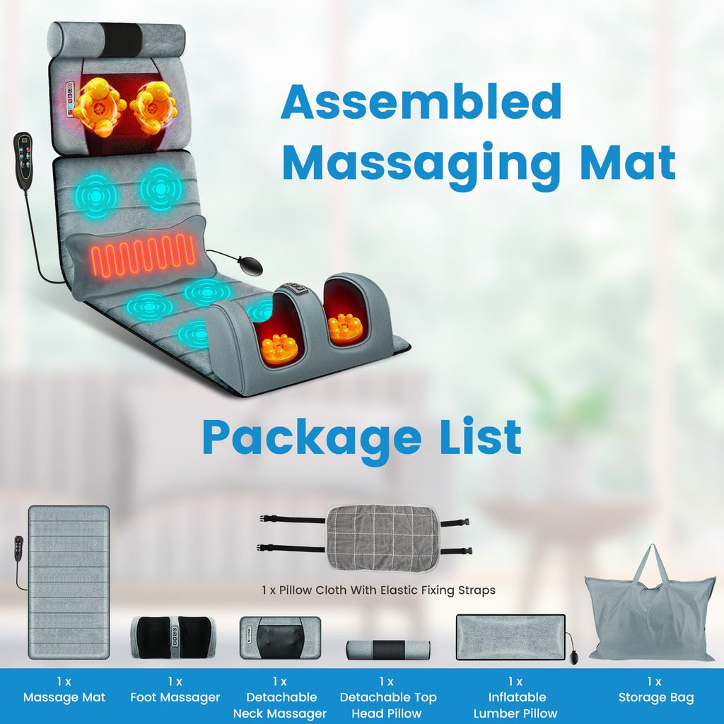 Full Body Massage Mat with Heat D6578