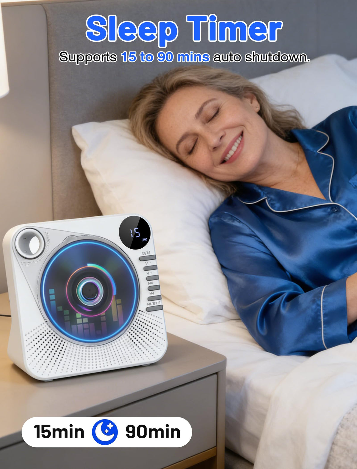 Portable CD Player with Speakers O5094