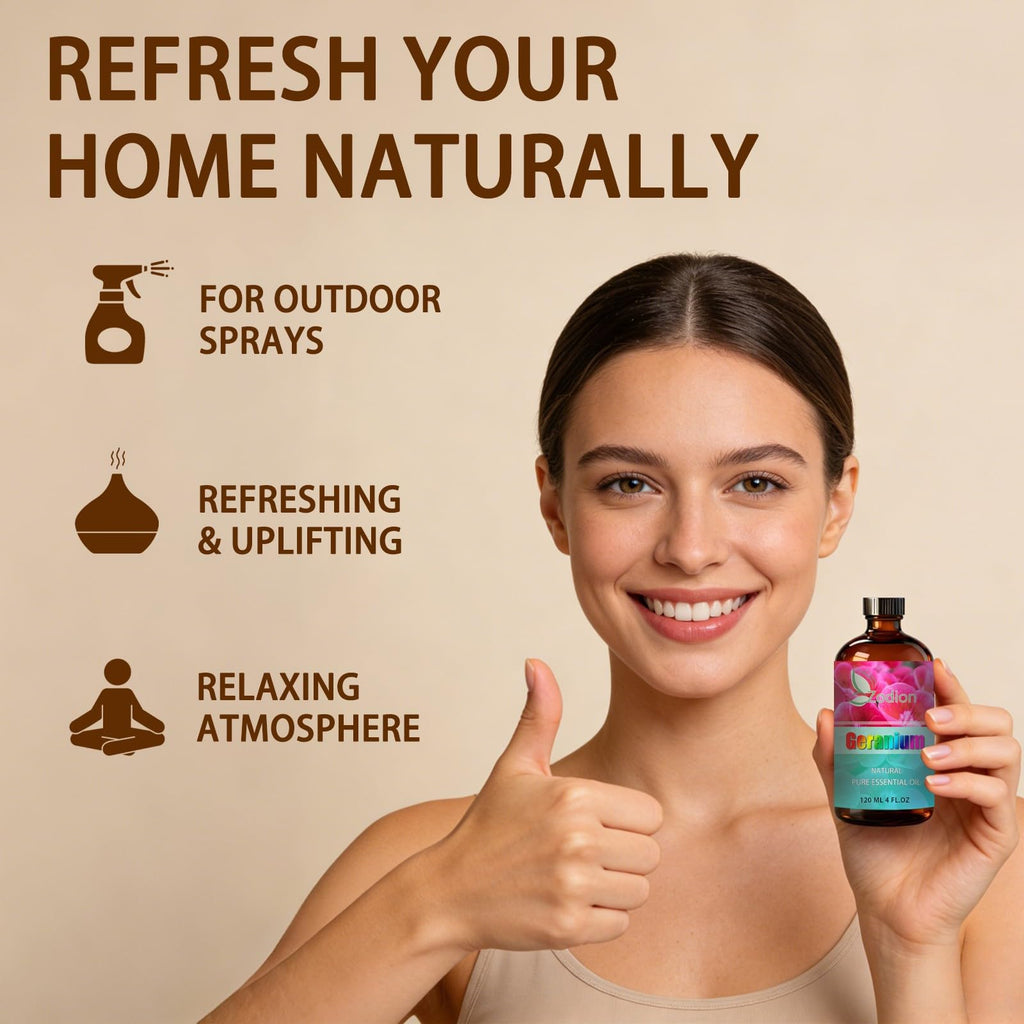 Lavender and Geranium Essential Oil 4 Fl Oz R870