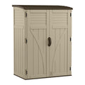 Water Resistant Resin Vertical Outdoor Storage Shed 54 cu. ft. J543182