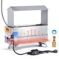 Heated 2 Gallon Stainless Steel Chicken Waterer I729
