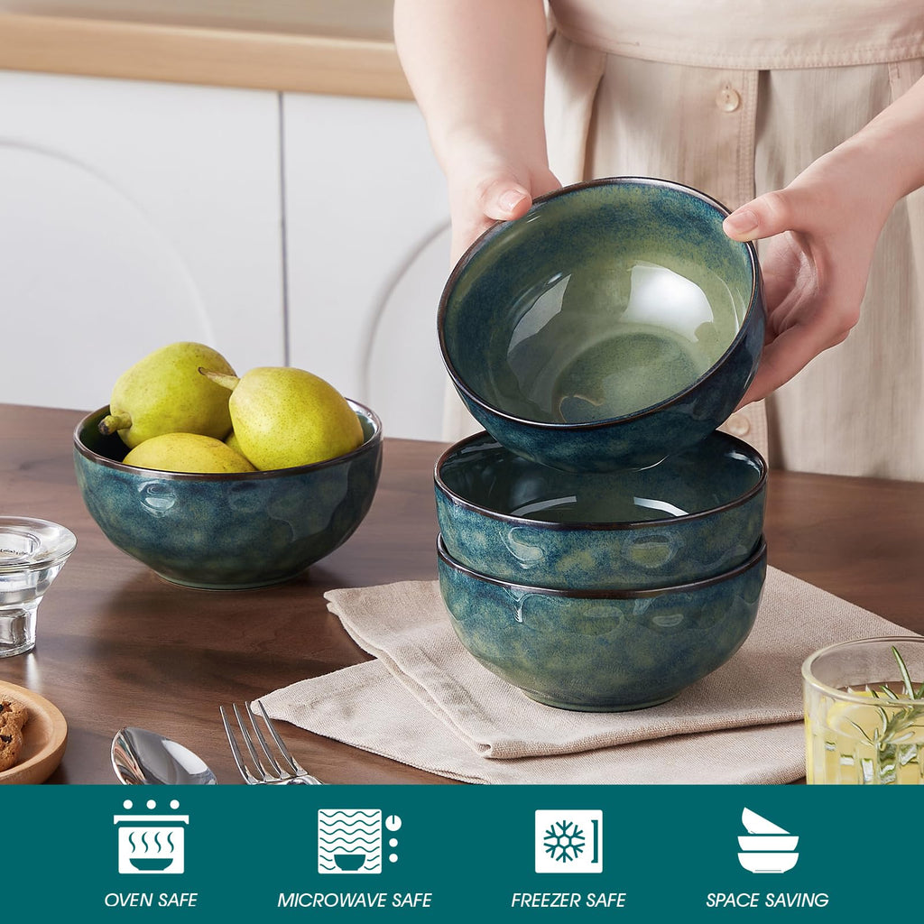 Ceramic Green Bowls Set of 4 S9639