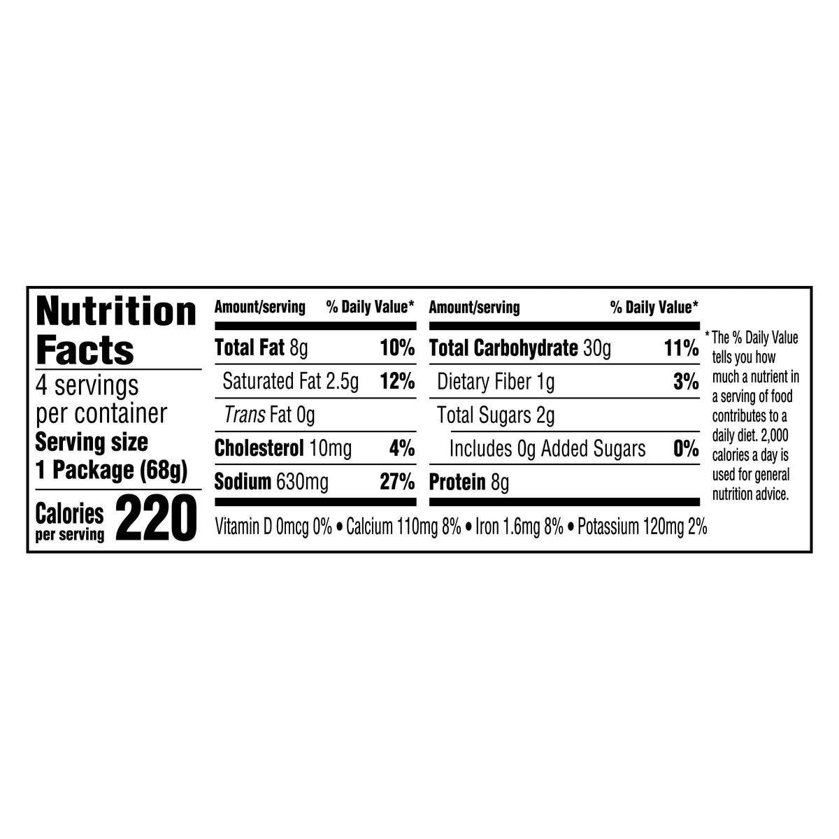 Mac and Cheese Dinner 4 Cups Original Flavor 2.39 oz L28265
