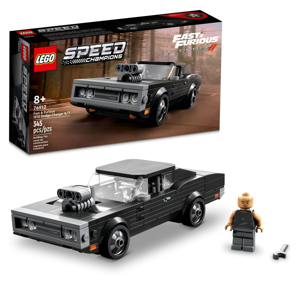 1970 Dodge Charger R/T Toy Car Model Kit A498053