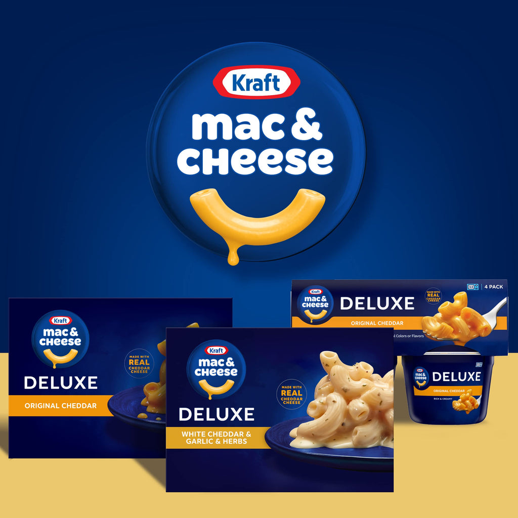 White Cheddar and Garlic and Herbs Mac and Cheese 11.9 oz Pack of 4 P715