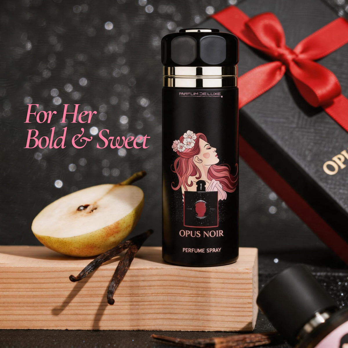 Body Mist 200ml Black Coffee Pear Fragrance Q227