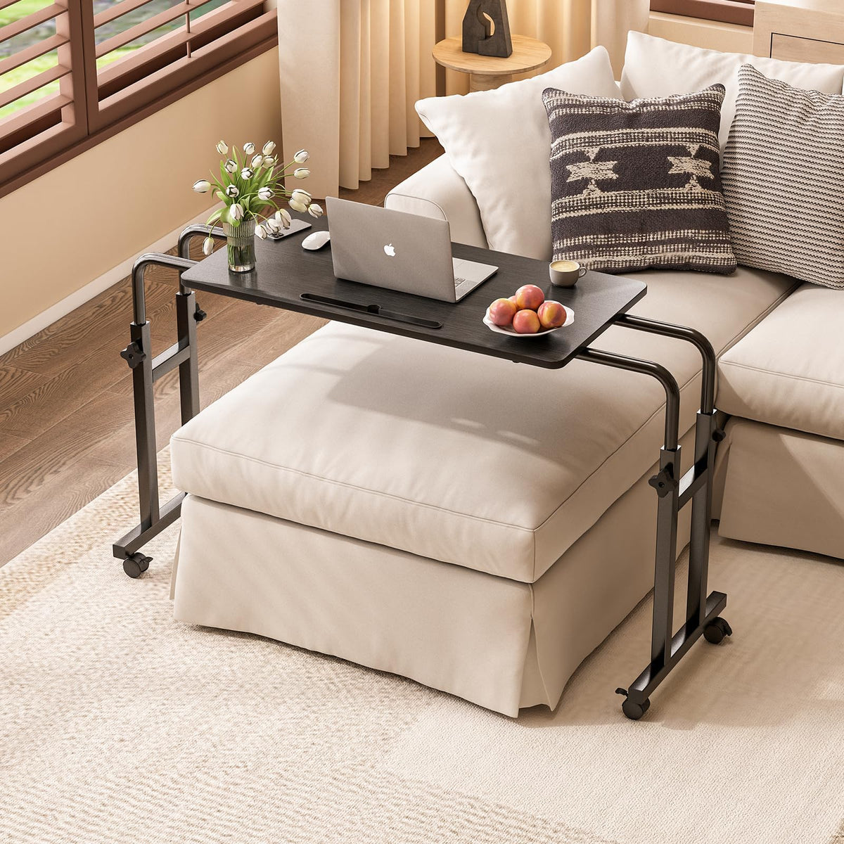 Adjustable Overbed Table with Wheels T293634