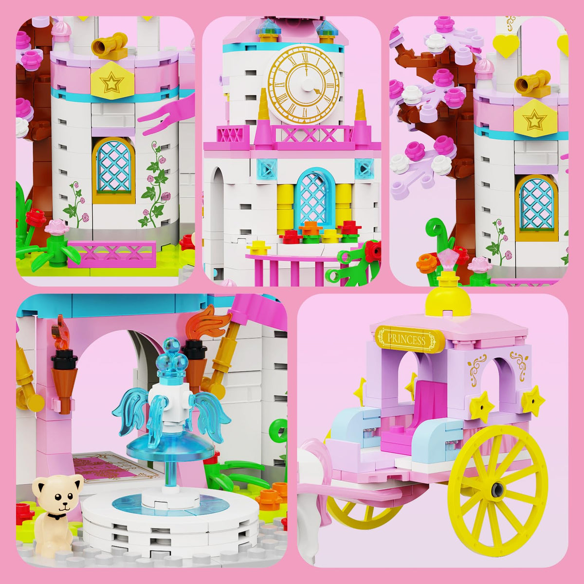 Princess Castle Building Blocks Set 634PCS V414253