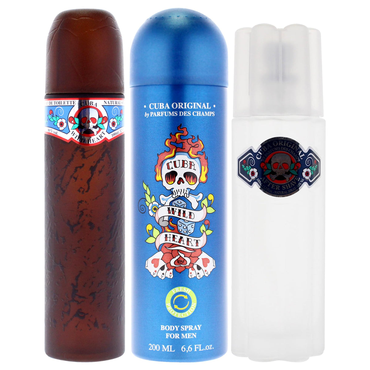3 Pieces Eau de Toilette After Shave Body Spray Gift Set I167748