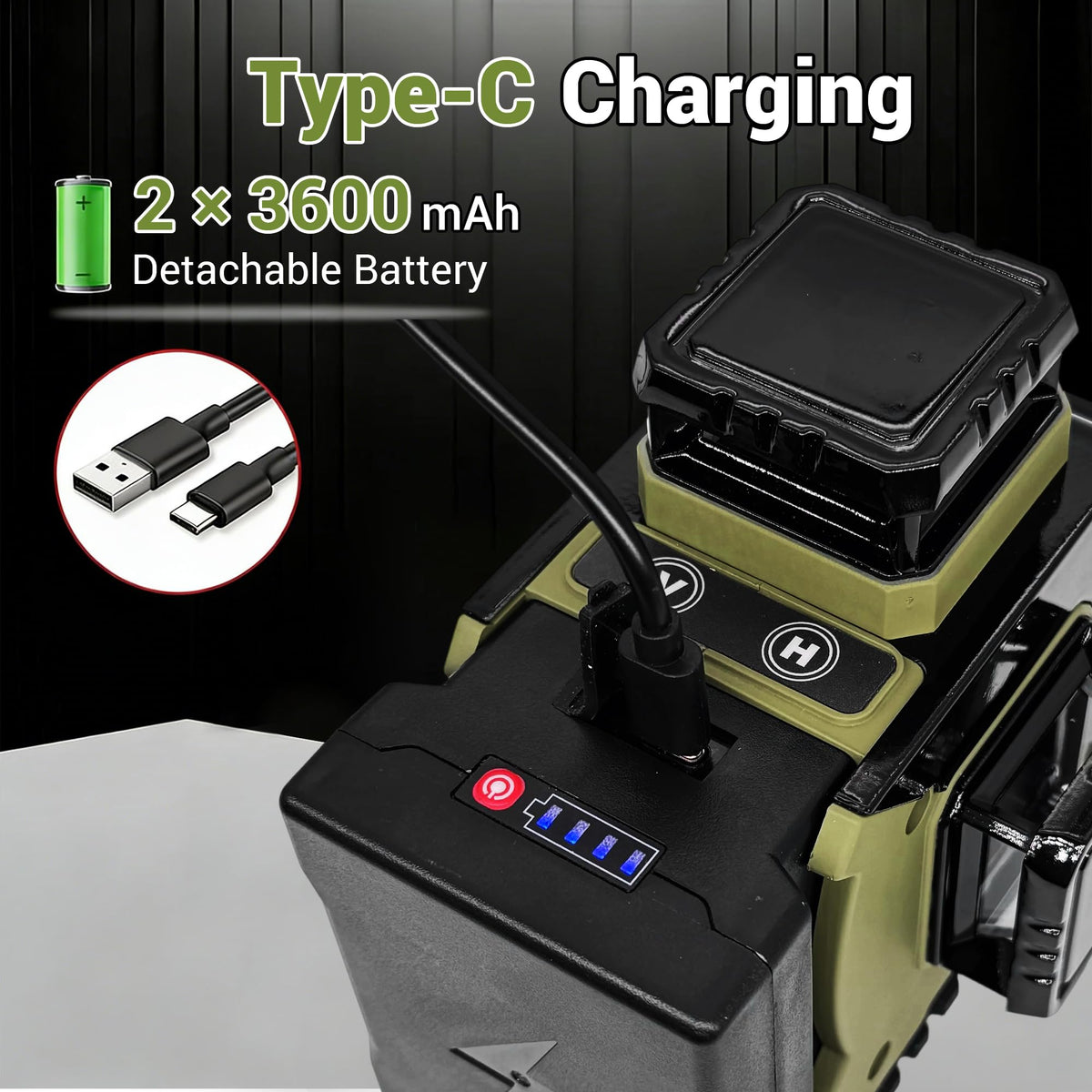 360 Self Leveling Green Laser Level with Magnetic Stand K574082