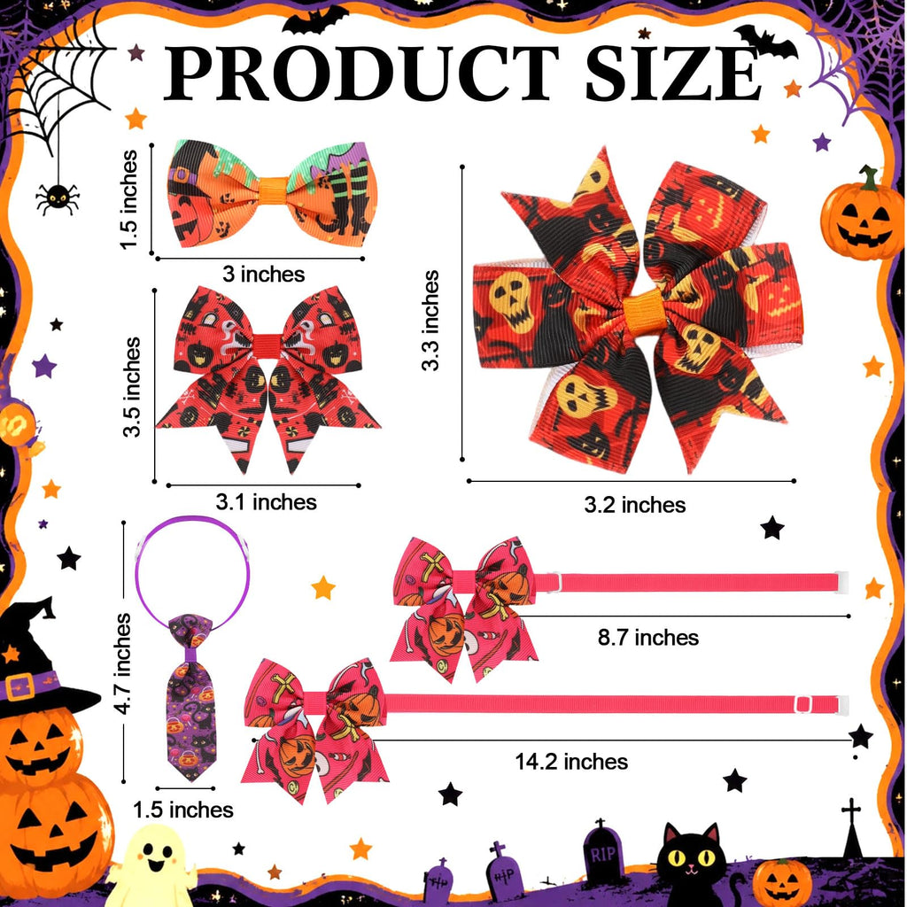 Fall Dog Bow Ties Collars 360 Pcs E7195