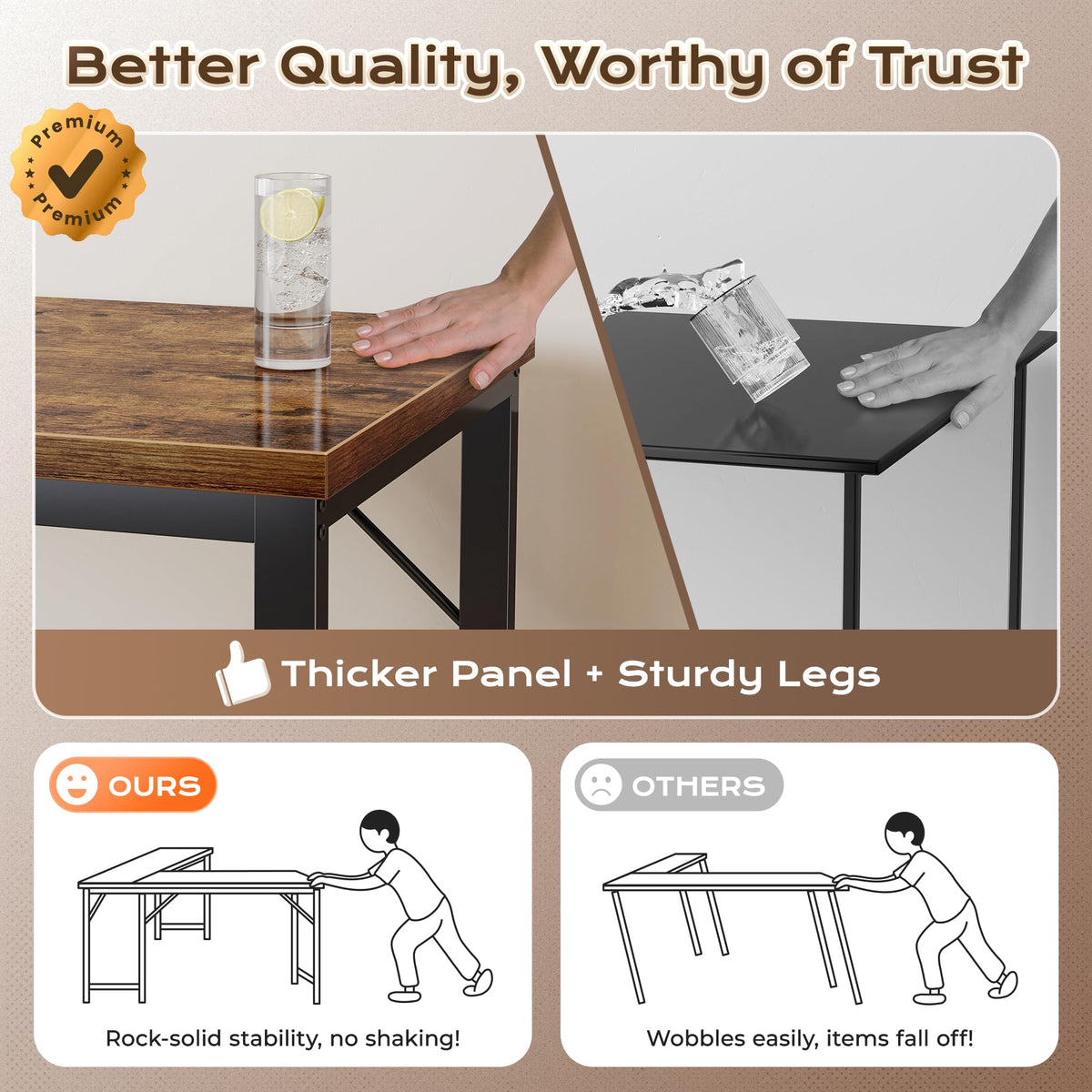 63 Inch L Shaped Desk with Power Outlets A177
