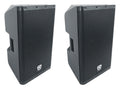 12" Active Powered Speaker with 2-Channel Mixer, 2-Pack H8185