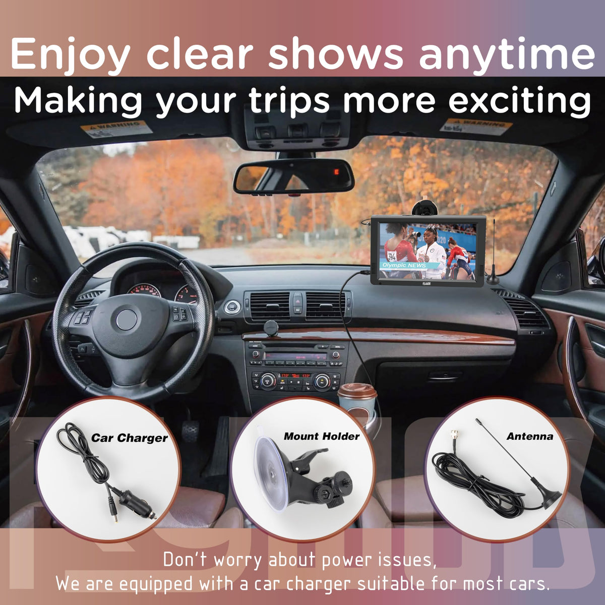 Portable Digital TV with Antenna F4783
