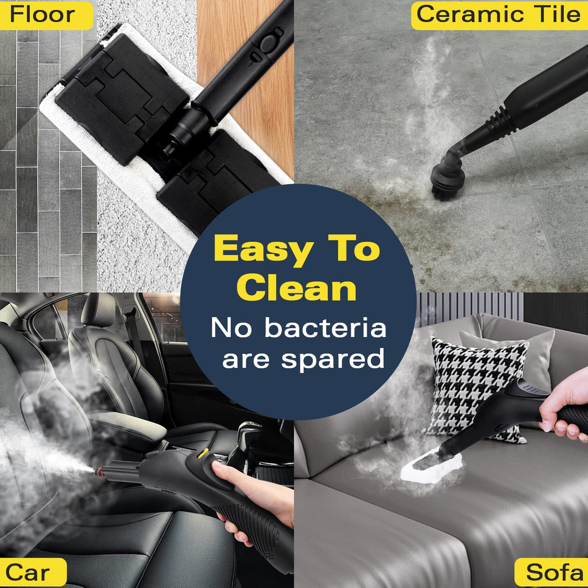 Multipurpose Steam Cleaner with 21 Accessories W117