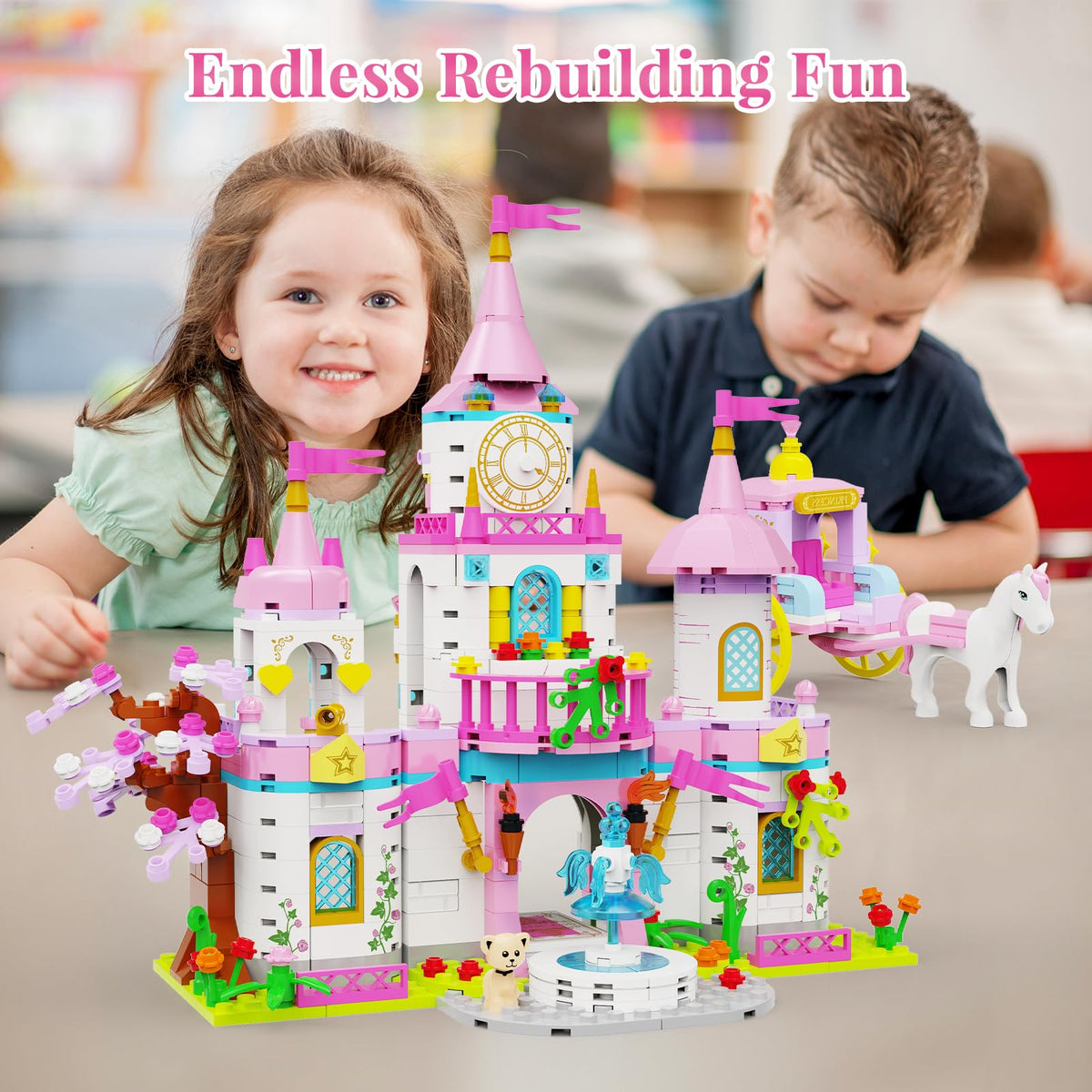 Princess Castle Building Blocks Set 634PCS V414253