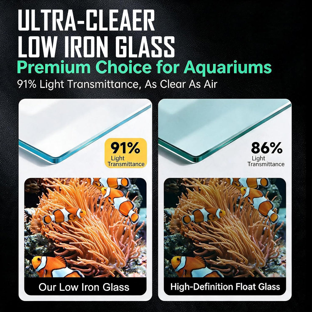 15 Gallon Ultra-Clear Rimless Glass Aquarium Fish Tank F81191