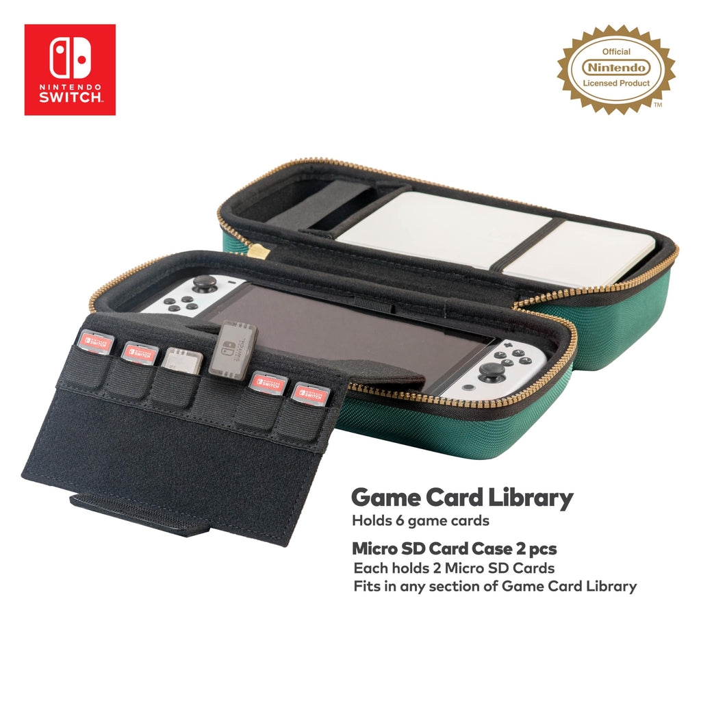 Green System Case for Nintendo Switch or OLED R468