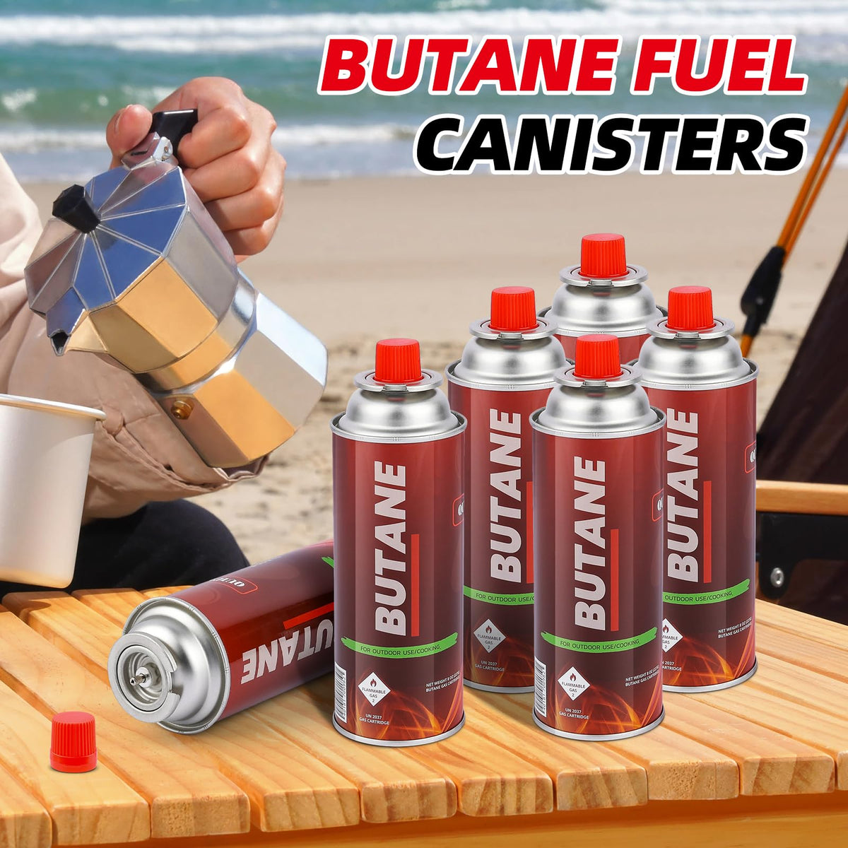 8 oz Butane Fuel Canisters U273