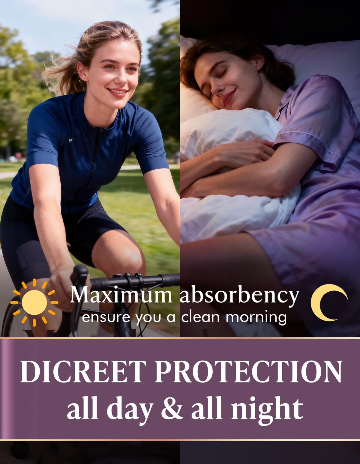 Washable Absorbency Urinary Incontinence Underwear for Women High Waist Leak Proof Panties 60ML, 3 Pack Beige White N6190