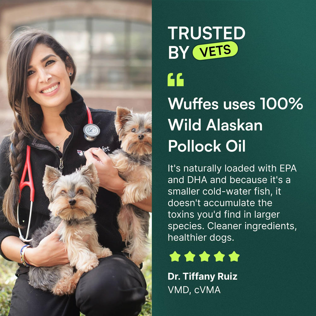 Omega-3 Fish Oil for Dogs, 16 oz Wild Alaskan Pollock Oil U573532