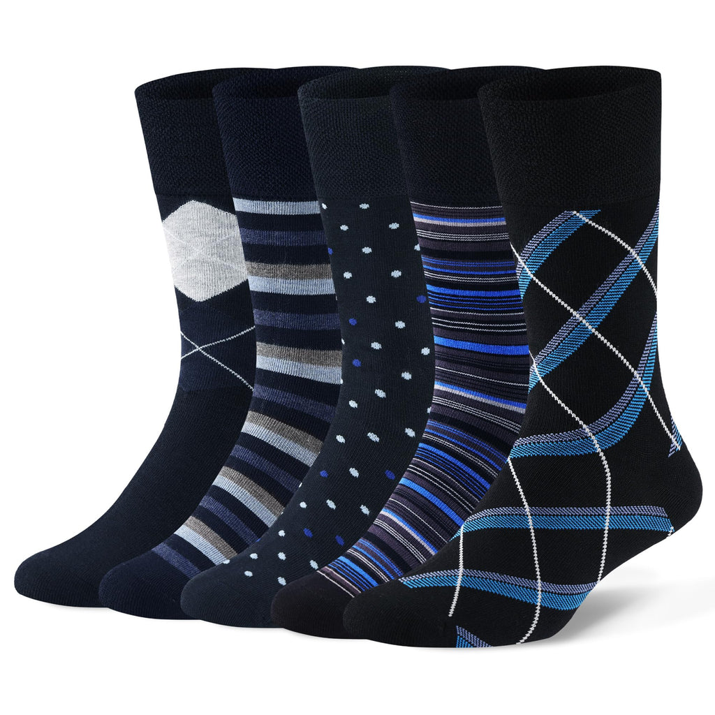 Viscose from Bamboo Non Binding Top Crew Socks D5970
