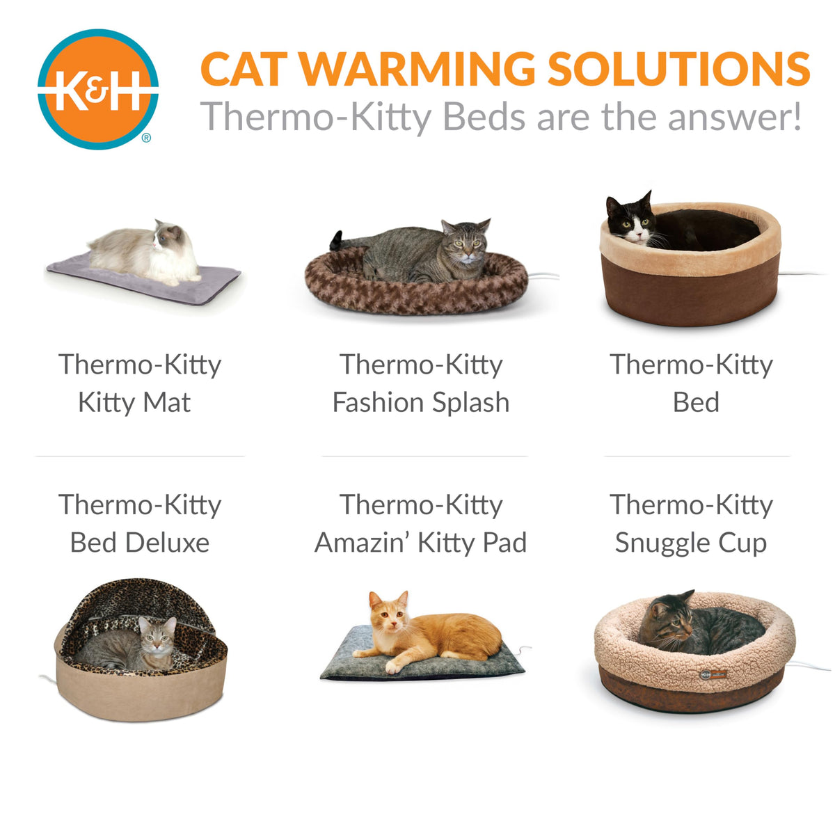 Self-Warming Cat Bed Pad Small 21 X 17 Gray Black F5147