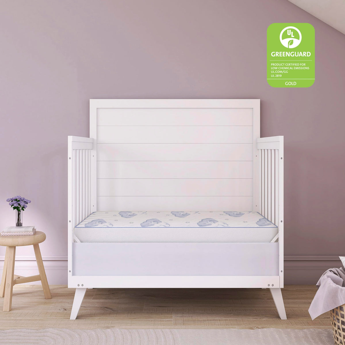 2-in-1 Breathable Inner Spring Portable Crib Mattress F626980
