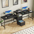 Two Person Desk with Charging Station T7881