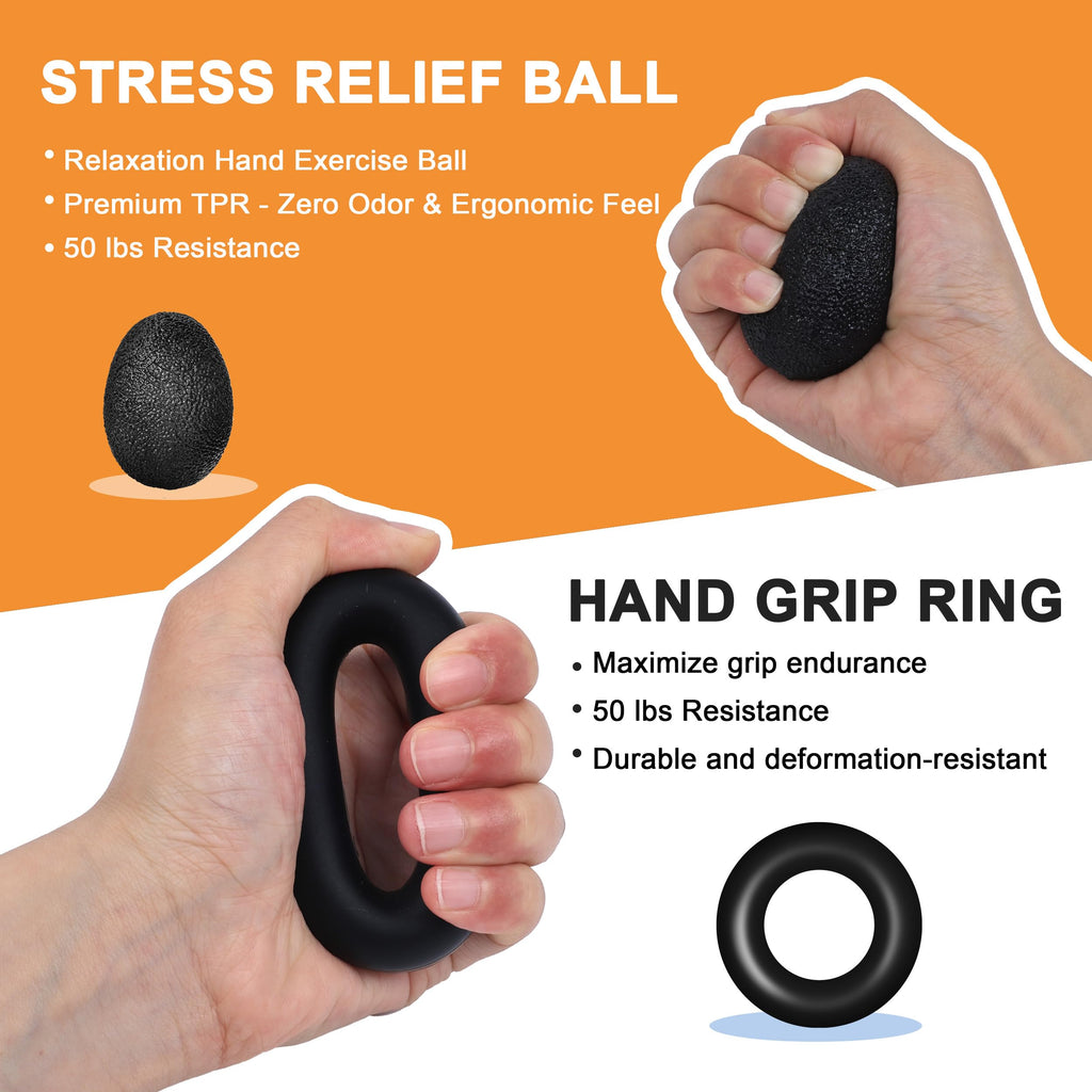 5PCS Grip Strength Trainer Kits X242
