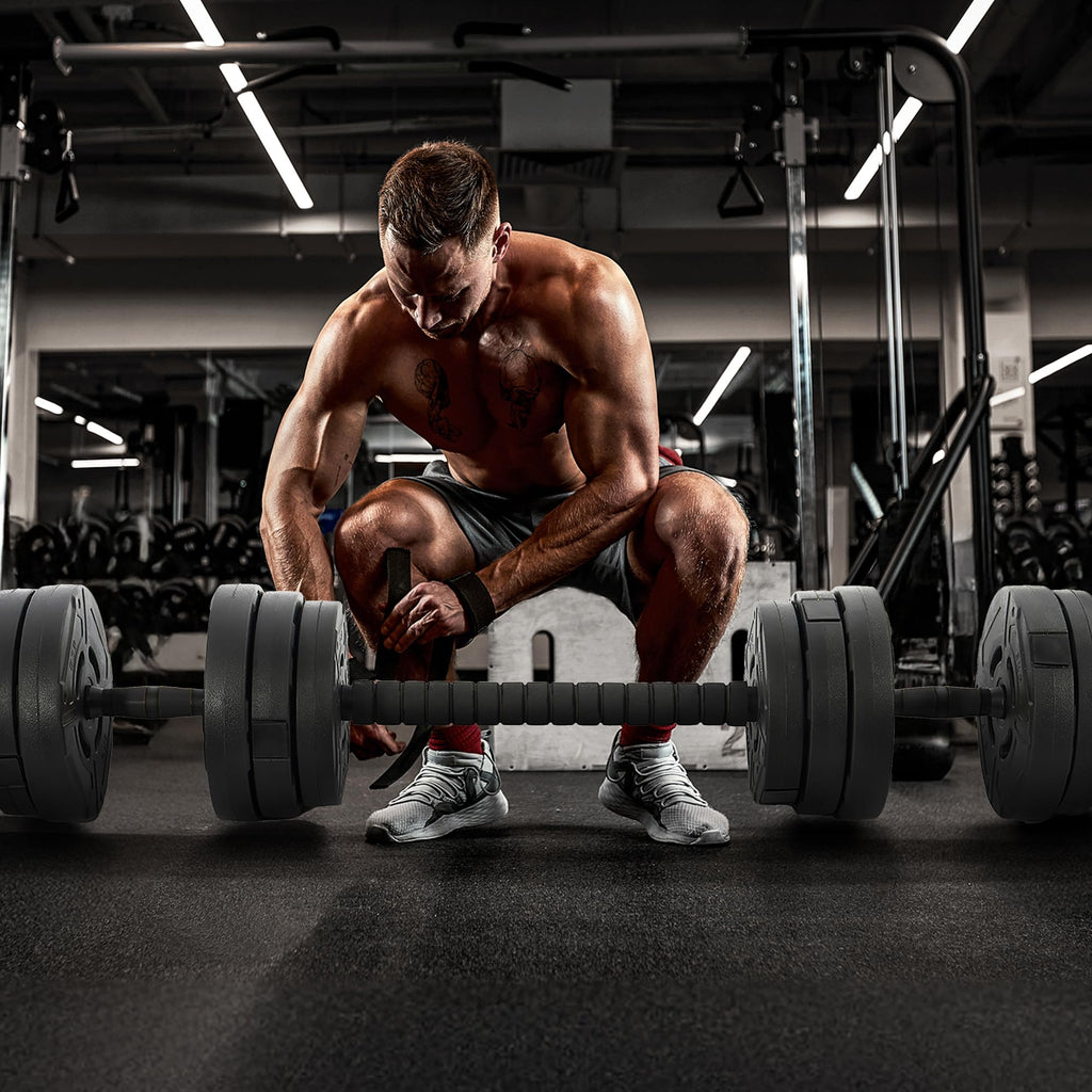 Adjustable Dumbbell Set 60 Lbs Black X887926